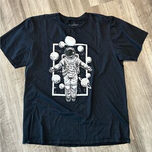 Threadless Cosmic Explorer T-Shirt - Black